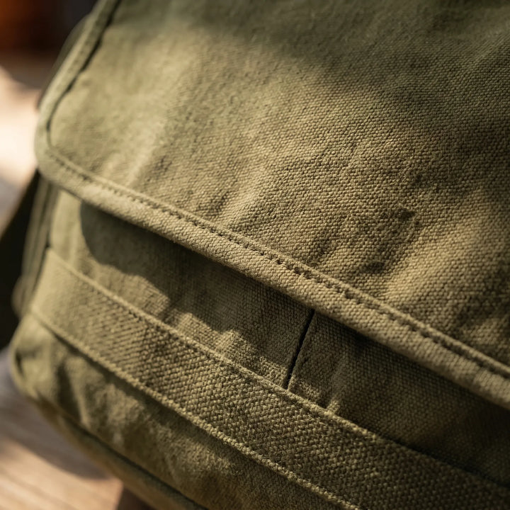 Vintage-Style Adjustable Crossbody Messenger Bag - Satchovale