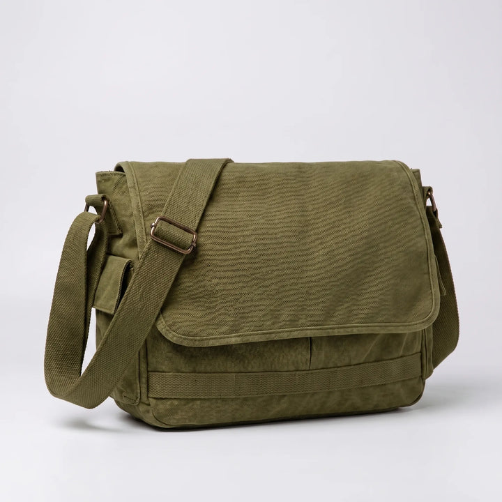 Vintage-Style Adjustable Crossbody Messenger Bag - Satchovale
