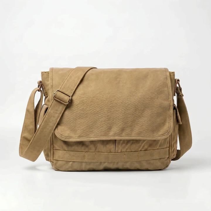 Vintage-Style Adjustable Crossbody Messenger Bag - Satchovale