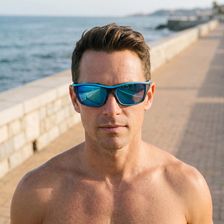 Wraparound Polarized Sports Sunglasses - Optura