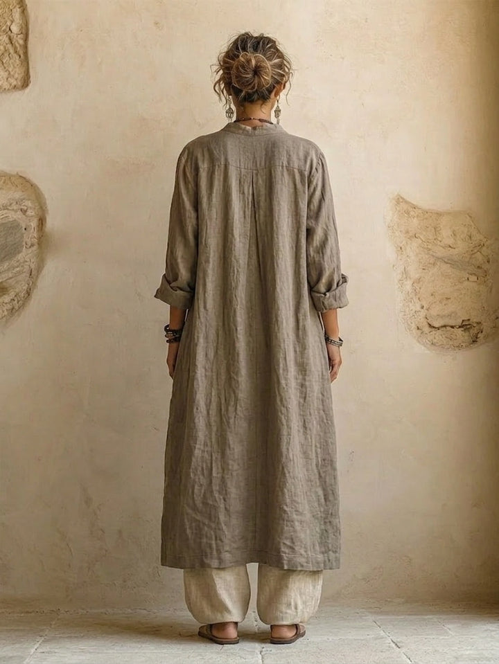 Natural Cotton and Linen Three-Piece Set 5