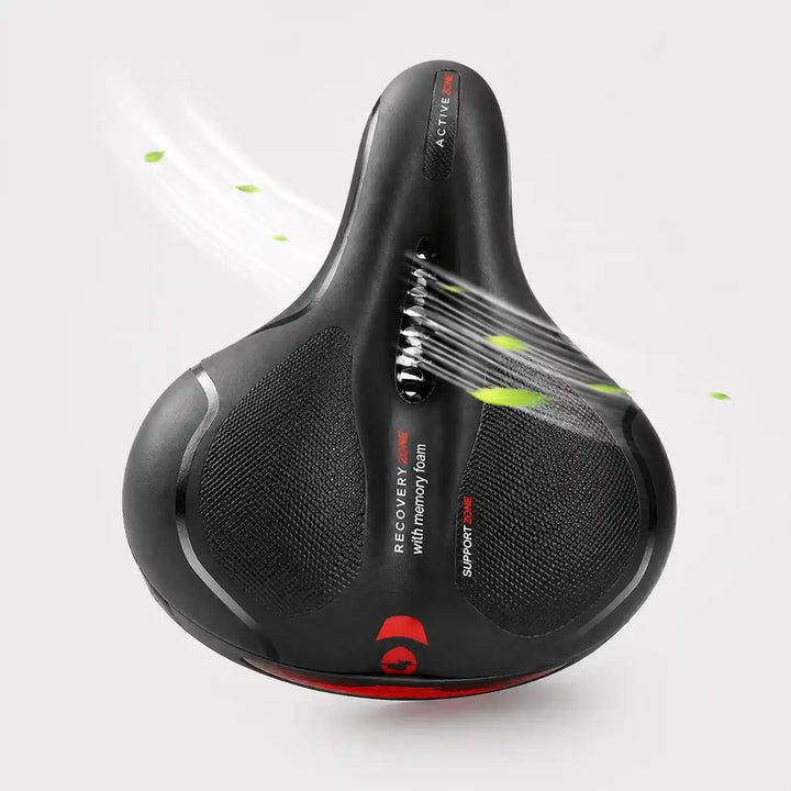 Ergonomic Comfort Bike Seat with Cutout - 2 in Thick Foam, Waterproof PU Leather 13