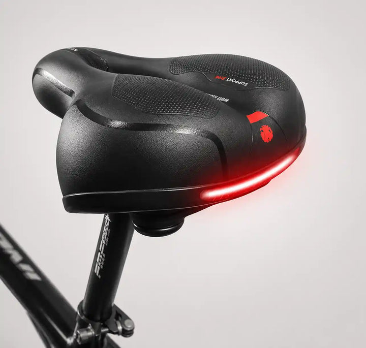 Ergonomic Comfort Bike Seat with Cutout - 2 in Thick Foam, Waterproof PU Leather 15