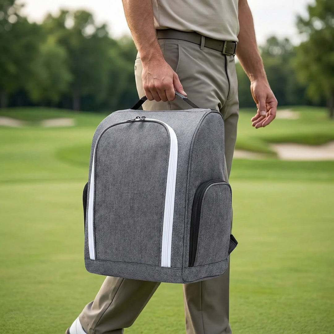 Zip Fastening Golf Shoe Bag - TurfTrek