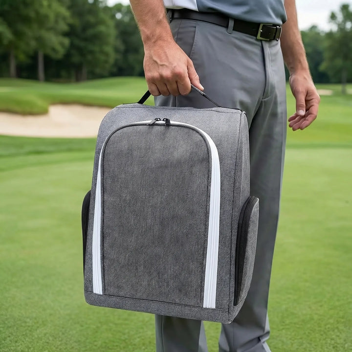 Zip Fastening Golf Shoe Bag - TurfTrek