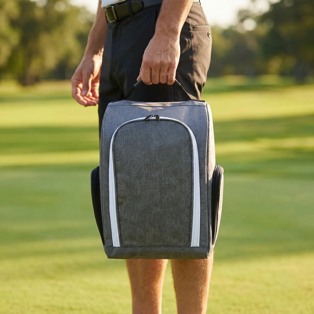 Zip Fastening Golf Shoe Bag - TurfTrek