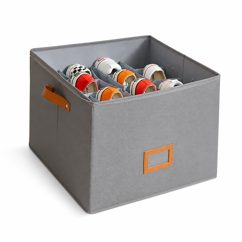 Foldable Shoe Organizer — Breathable, Space-Saving Closet Storage 5