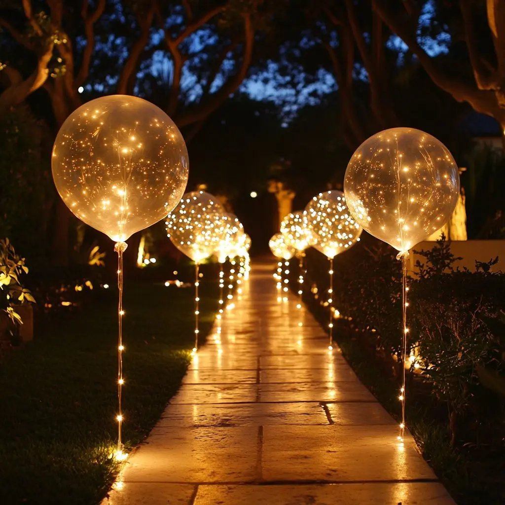 LED Balloon Set (10 Pack) – Warm Light, No Outlet Needed, Any Occasion 1