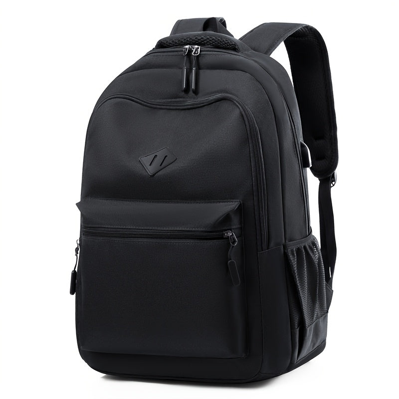 Urban School Backpack - Water-Resistant with Bottle Pocket 4