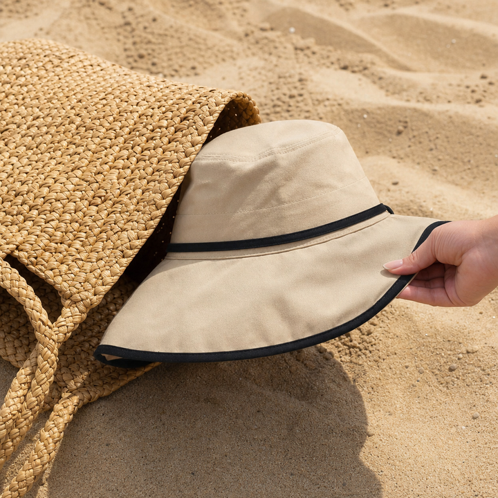 Packable Sun Hat with Extra Wide Brim – Shadyra