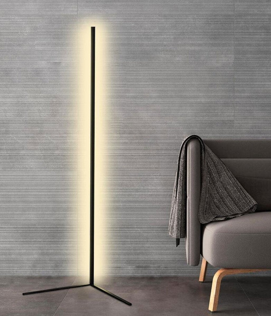 Nordic LED Floor Lamp with Remote, Dimmable RGB and Warm White, 142 cm 8