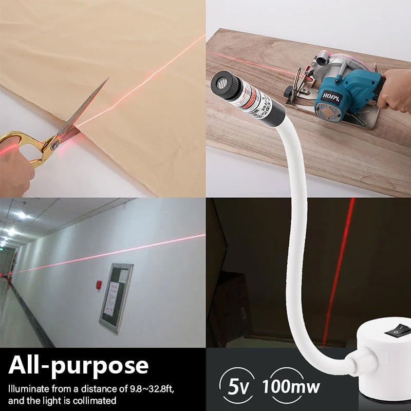 Laser Sewing Guide for Sewing Machines with Magnetic Mount and Adjustable Beam 8