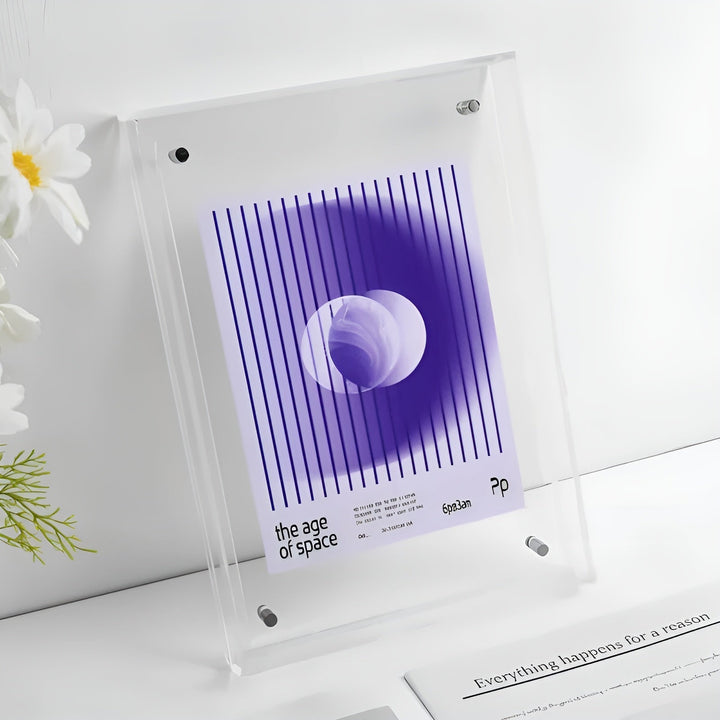 Neon Acrylic Picture Frame – Retro 80s Style, Modern Decorative Photo Frame 16