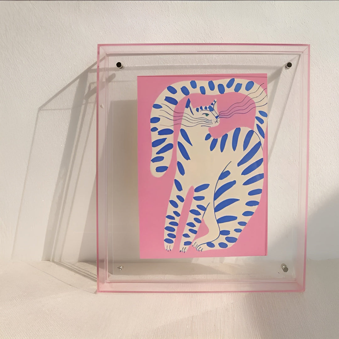 Neon Acrylic Picture Frame – Retro 80s Style, Modern Decorative Photo Frame 9