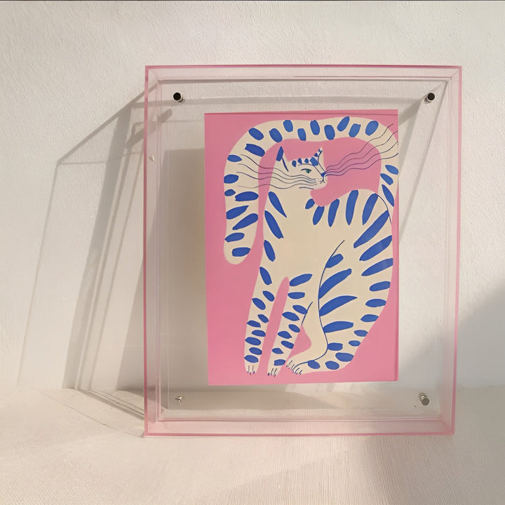 Neon Acrylic Picture Frame – Retro 80s Style, Modern Decorative Photo Frame 9