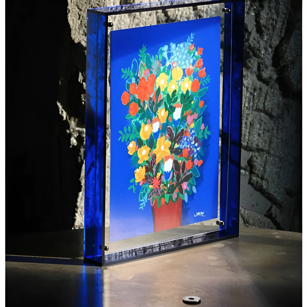 Neon Acrylic Picture Frame – Retro 80s Style, Modern Decorative Photo Frame 4