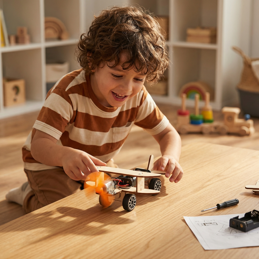 Wooden STEM Building Kit for Kids Ages 8+, Choose from 8 Models 5