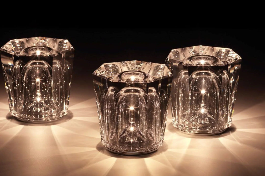 Rechargeable Crystal Table Lamp with Diamond Design - Luxe Edition 15