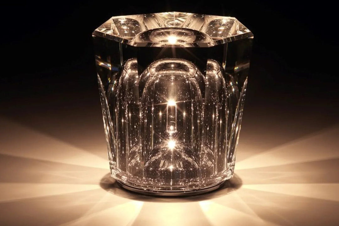 Rechargeable Crystal Table Lamp with Diamond Design - Luxe Edition 8