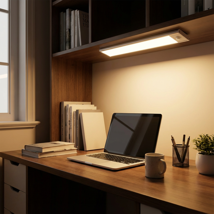 Wireless Motion Sensor LED Wall Lamp, Rechargeable with Magnetic Mount and USB-C 4