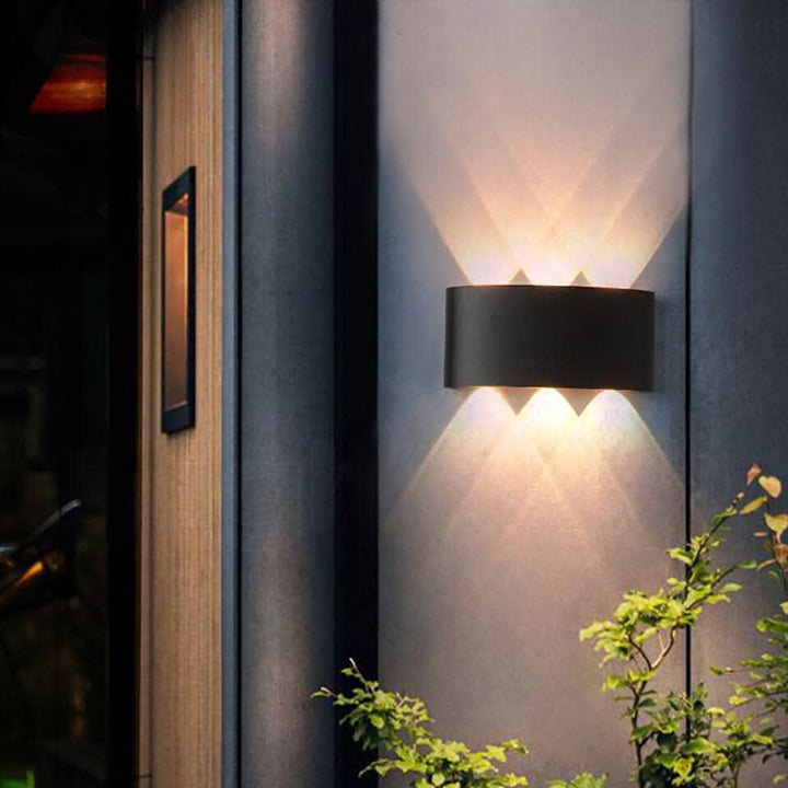 Waterproof LED Outdoor Wall Light – Sleek Aluminum Energy-Saving Fixture 7