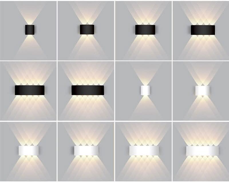 Waterproof LED Outdoor Wall Light – Sleek Aluminum Energy-Saving Fixture 2