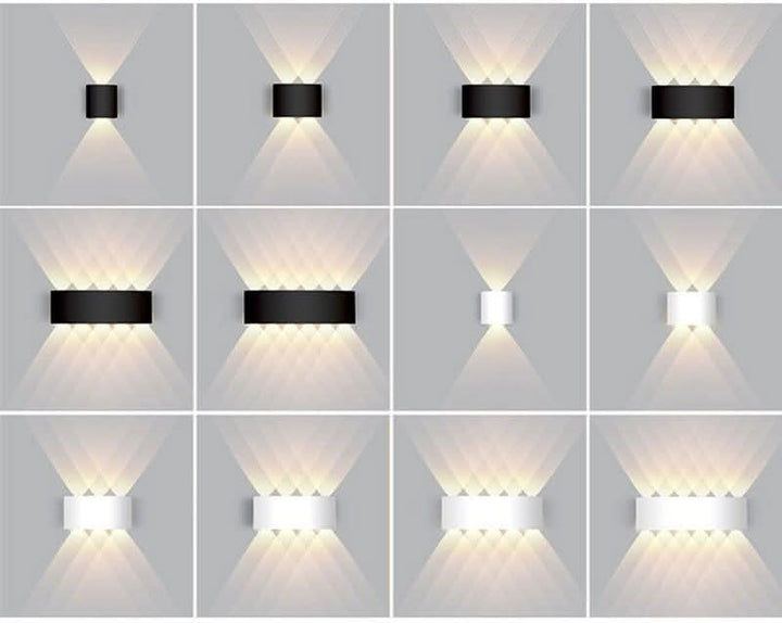 Waterproof LED Outdoor Wall Light – Sleek Aluminum Energy-Saving Fixture 2