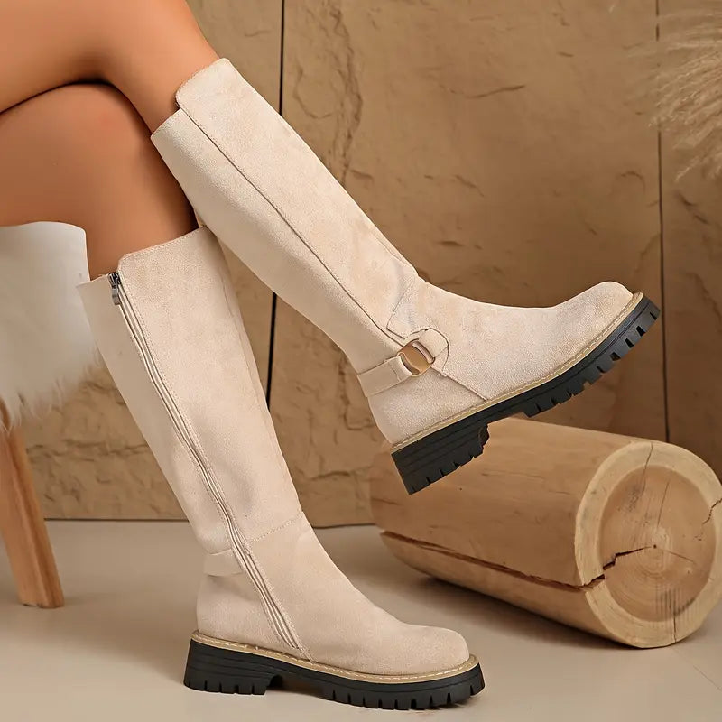 Tall Boots with Thick Non-Slip Sole 8