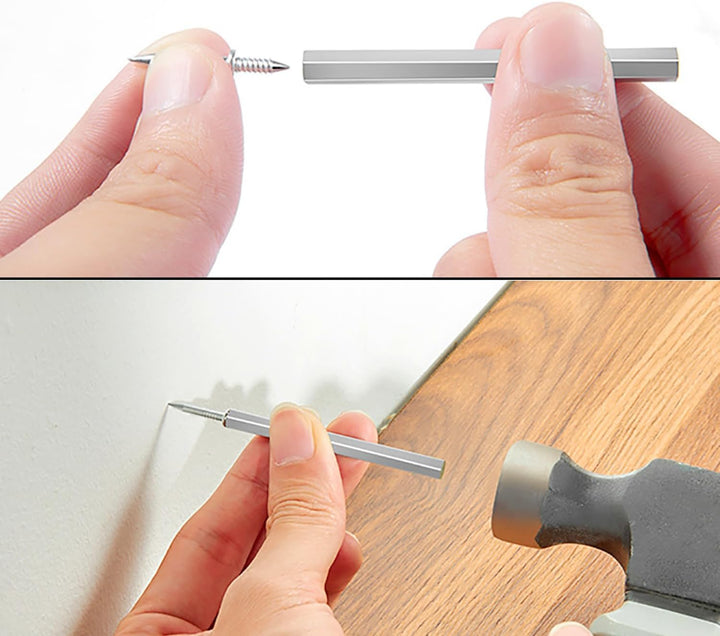 Double-Head Trim Nails with Sleeve Tool - Drill-Free, Hidden-Head Installation 6