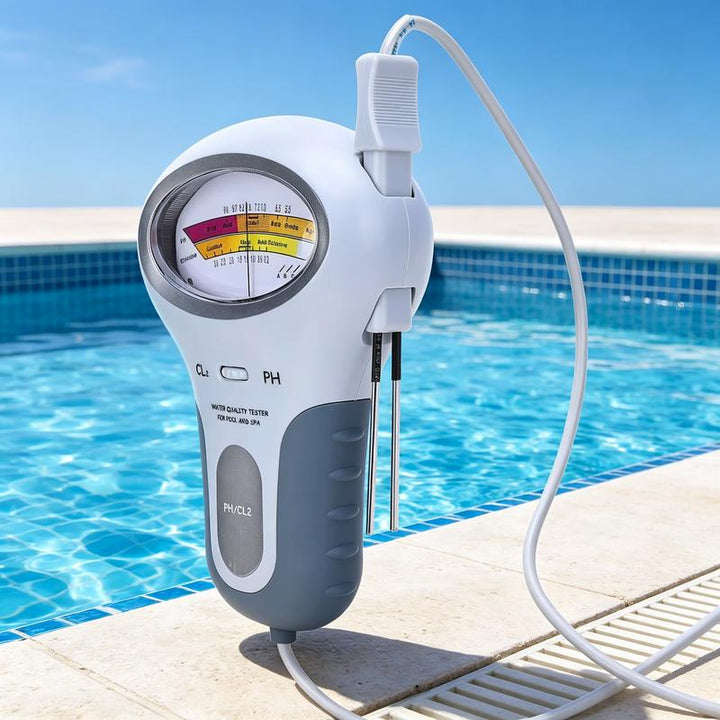 Digital pH and Chlorine Tester for Pools and Hot Tubs with Analog Dial 4