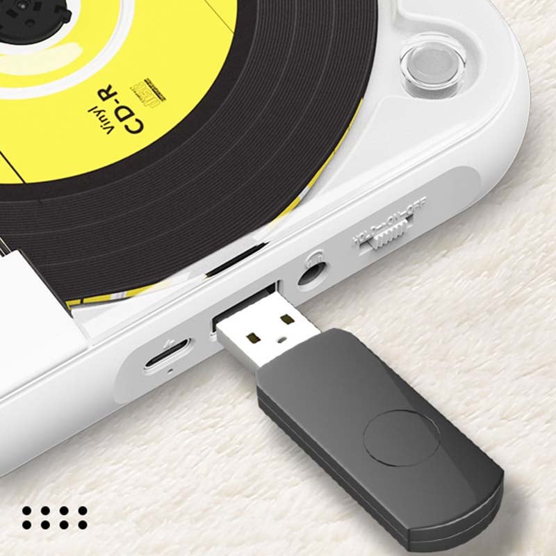 Portable Bluetooth CD Player with Hi-Fi Sound - 4 Colors 9