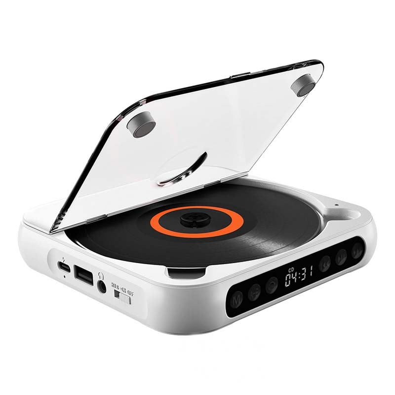 Portable Bluetooth CD Player with Hi-Fi Sound - 4 Colors 16