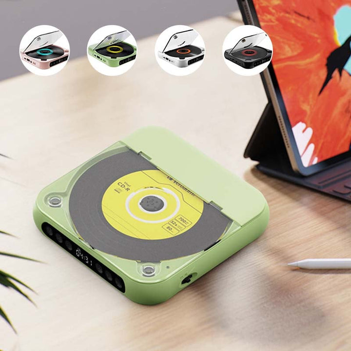 Portable Bluetooth CD Player with Hi-Fi Sound - 4 Colors 6