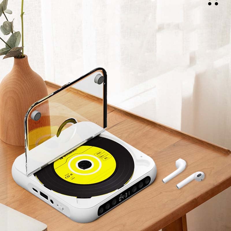 Portable Bluetooth CD Player with Hi-Fi Sound - 4 Colors 8