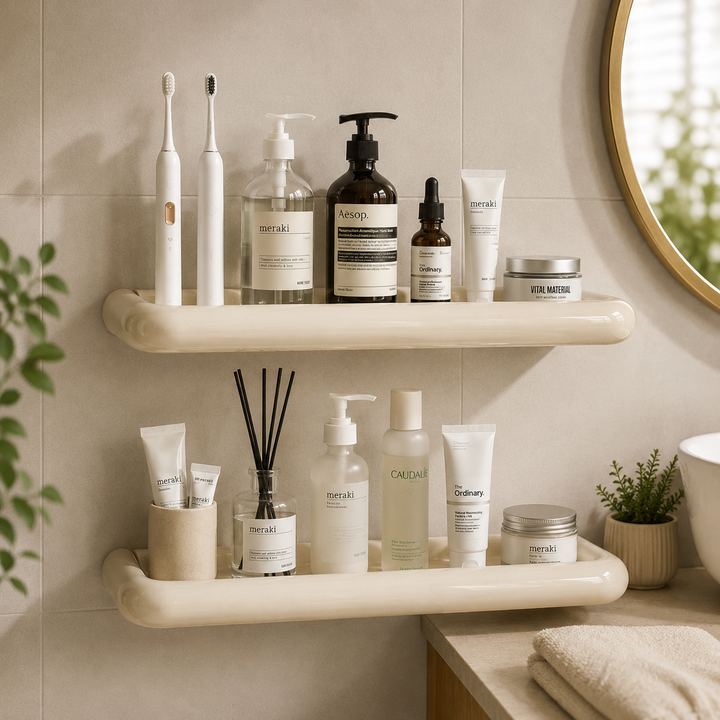 Wall-Mounted Bathroom Storage Shelf 2