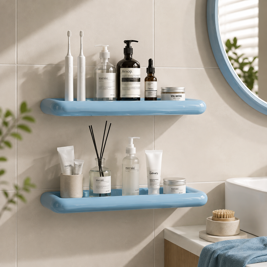 Wall-Mounted Bathroom Storage Shelf 3