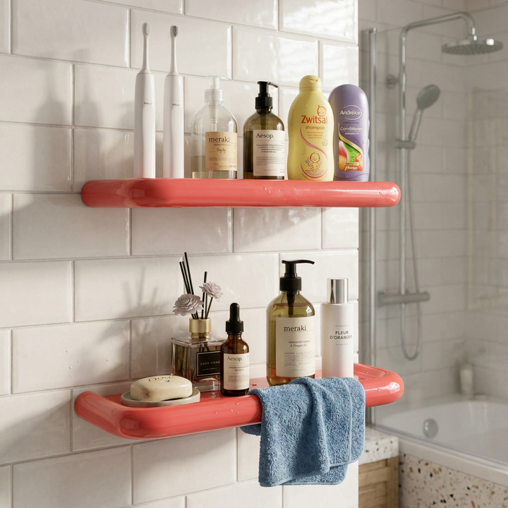 Wall-Mounted Bathroom Storage Shelf 5