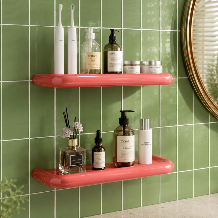 Wall-Mounted Bathroom Storage Shelf 7