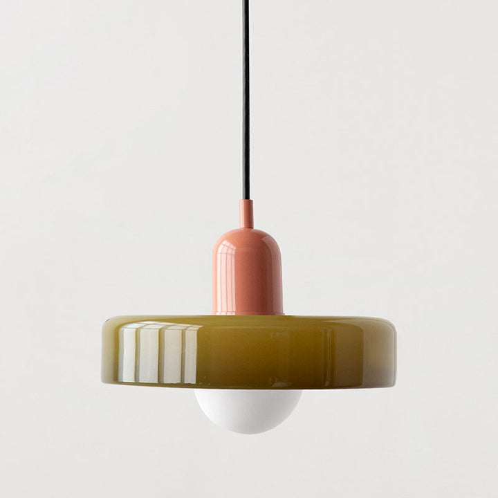 Bauhaus Colored Glass Pendant Light 49