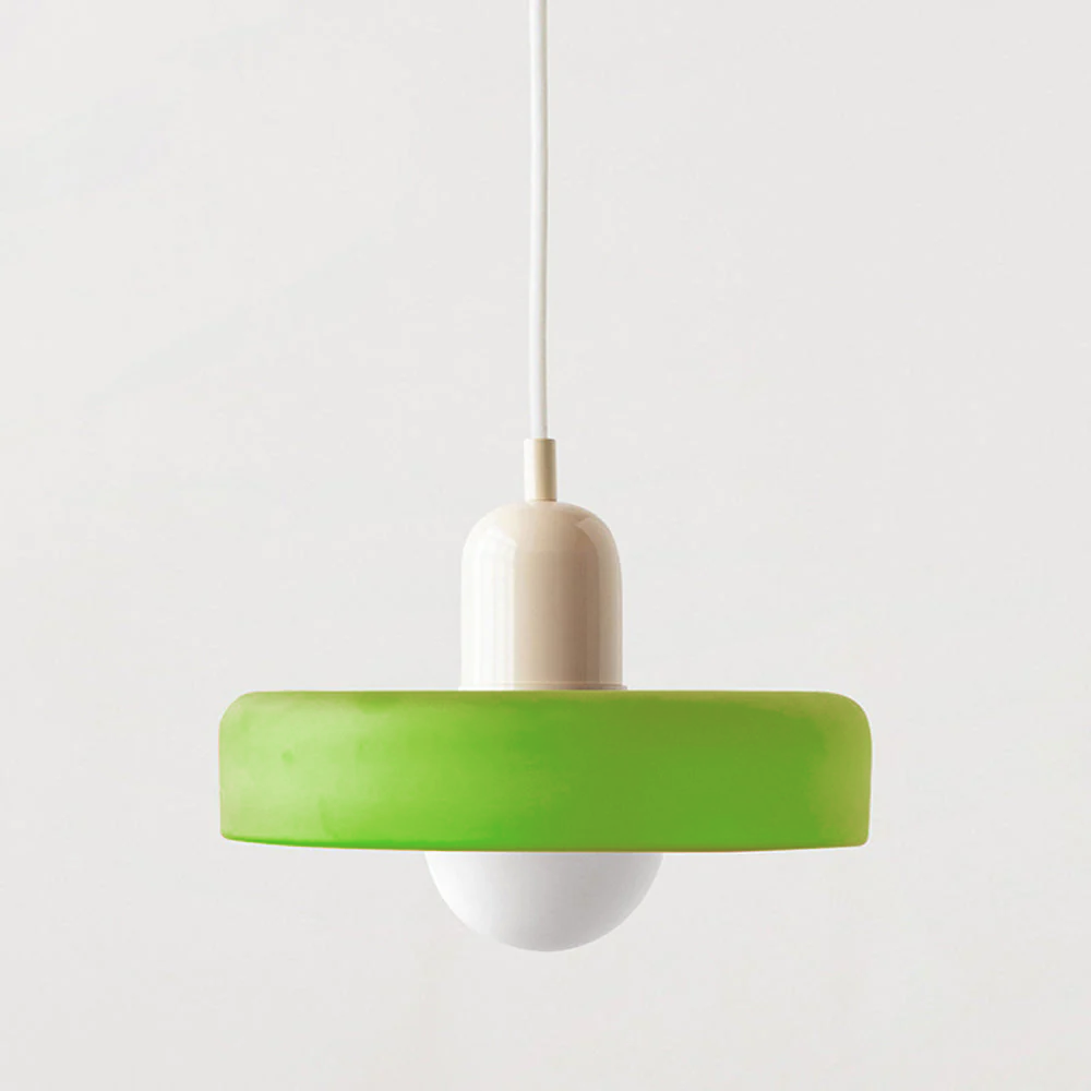 Bauhaus Colored Glass Pendant Light 21