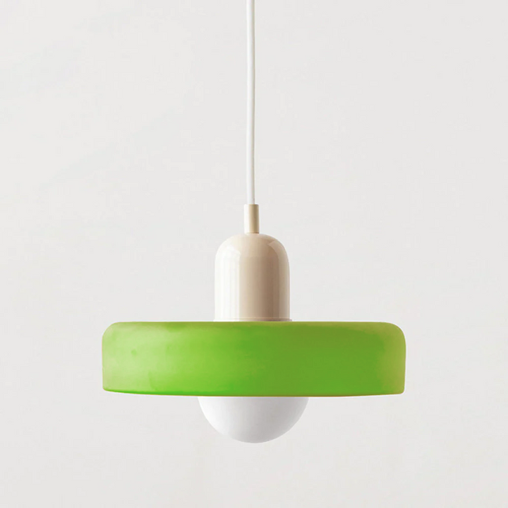 Bauhaus Colored Glass Pendant Light 21