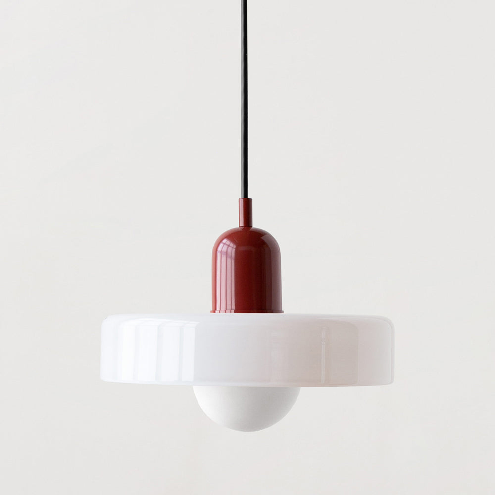 Bauhaus Colored Glass Pendant Light 13