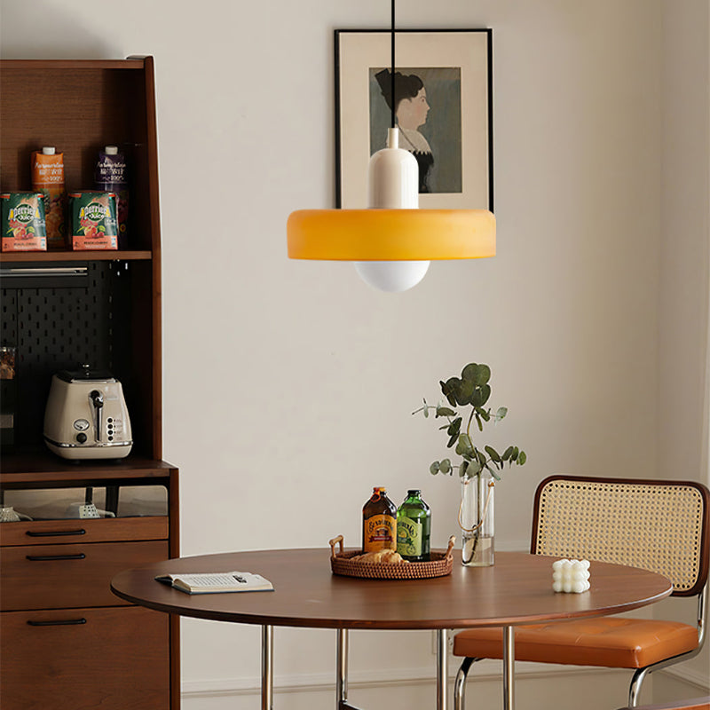 Bauhaus Colored Glass Pendant Light 11