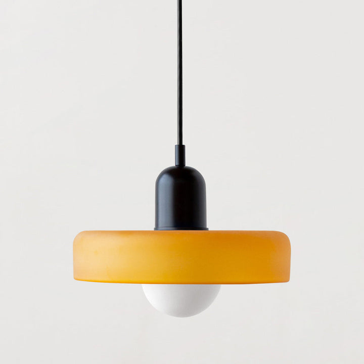 Bauhaus Colored Glass Pendant Light 27