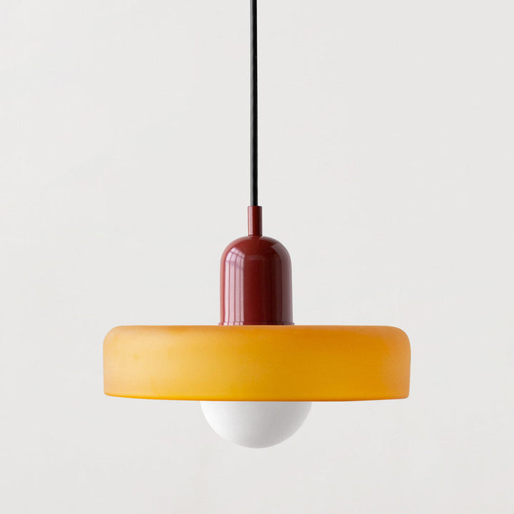 Bauhaus Colored Glass Pendant Light 25