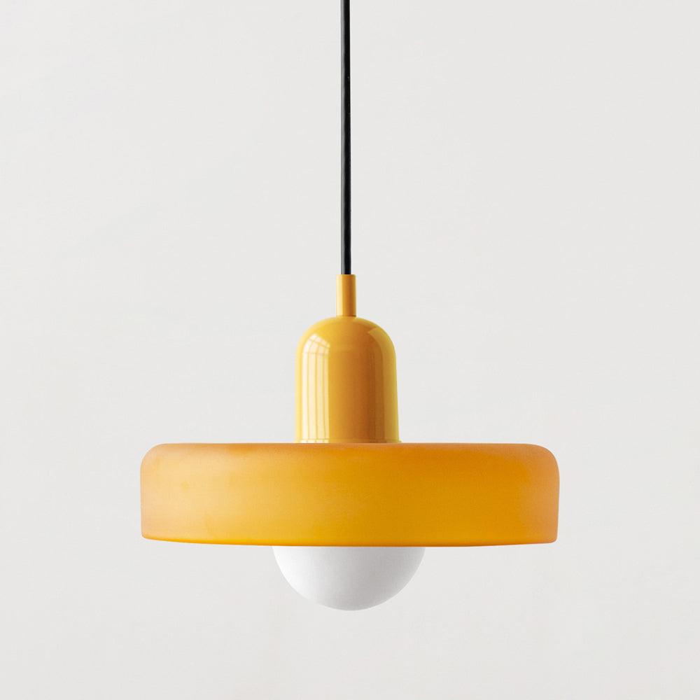 Bauhaus Colored Glass Pendant Light 28