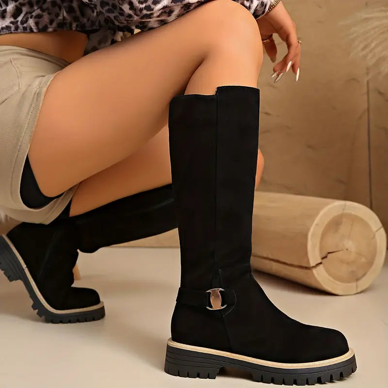 Tall Boots with Thick Non-Slip Sole 4