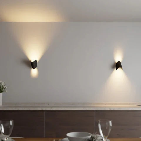 Adjustable Up-Down LED Wall Light, Warm Ambient Modern Sconce 3