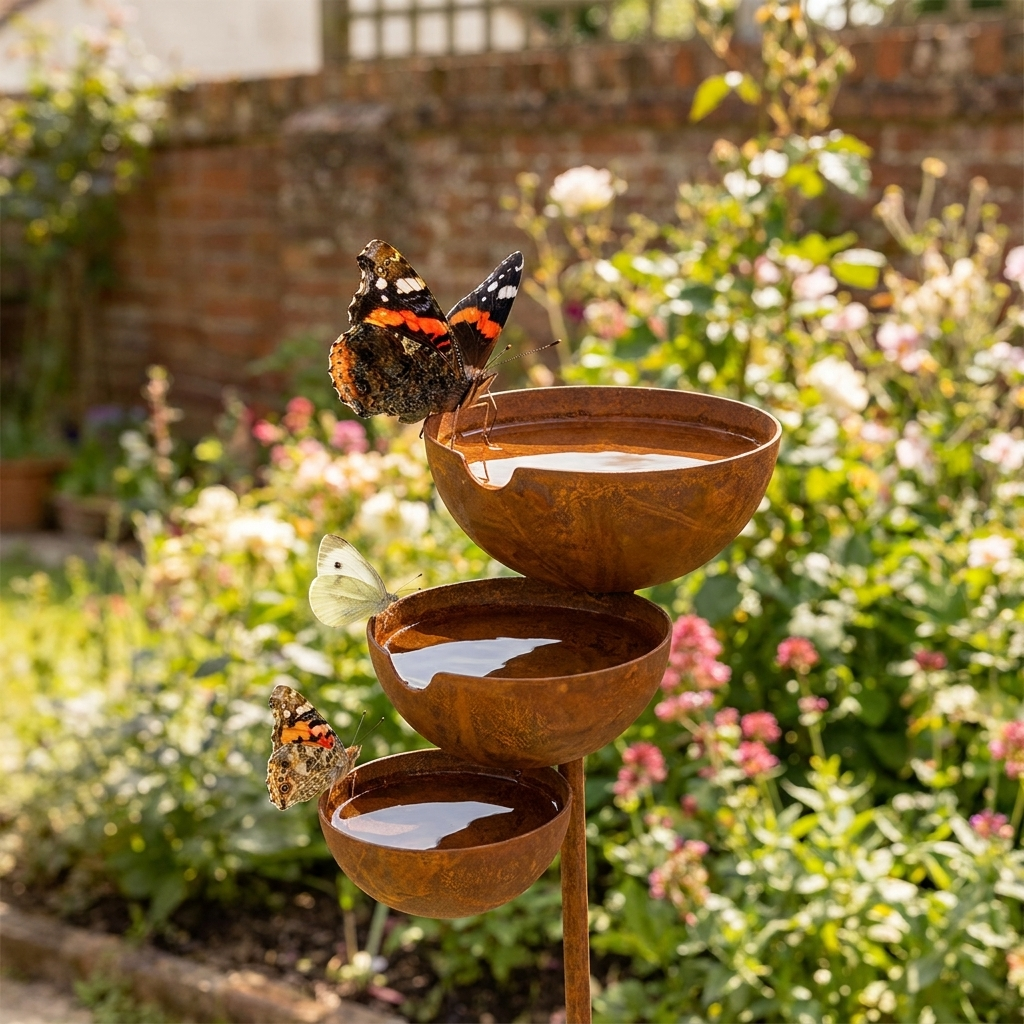 Three-Tier Bird Bath | Bring Your Garden to Life Every Morning 6