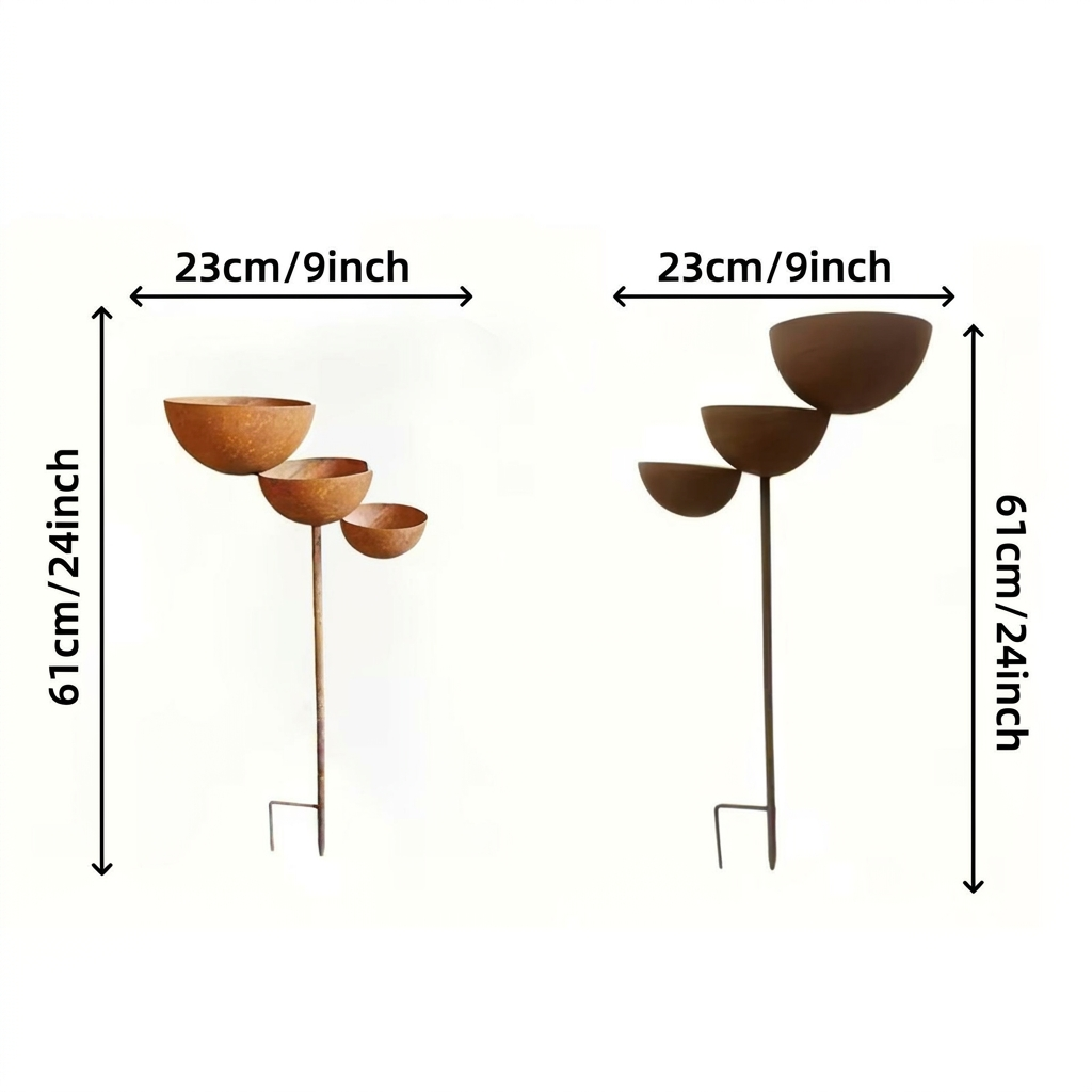 Three-Tier Bird Bath | Bring Your Garden to Life Every Morning 8